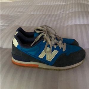 Boys New Balance 996 glow in the dark sneakers